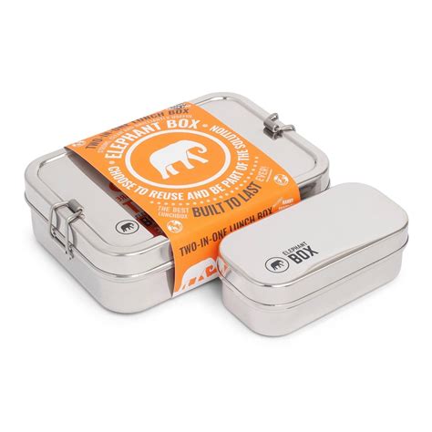 elephant stainless steel lunch box